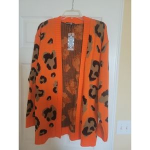 Leopard Print Cardigan
